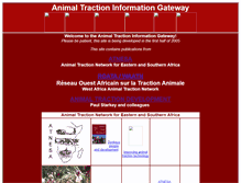 Tablet Screenshot of animaltraction.net